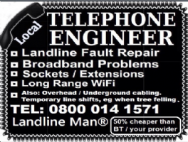 Landline Man - Telephone Engineer Photo