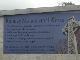 Rooney Monumental works ltd. Photo