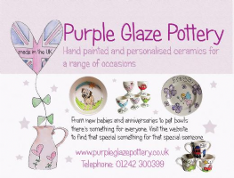 PURPLE GLAZE POTTERY Photo