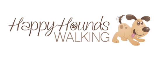 Happy Hounds Walking Photo