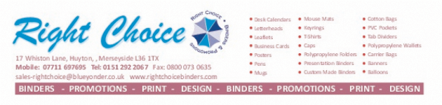 Right Choice Binders, Print and Promotions Photo