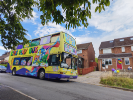 Kids play bus  Photo